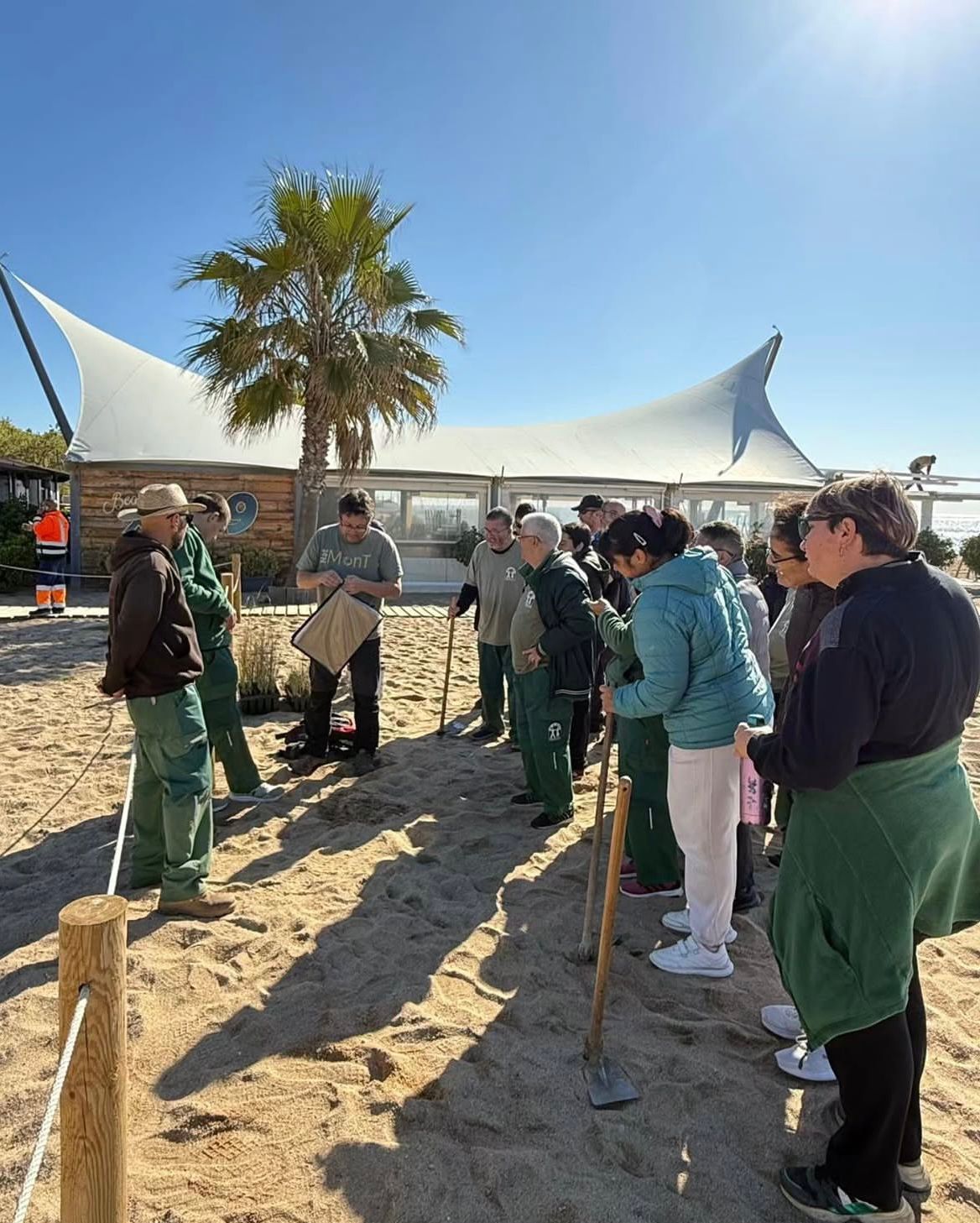 Vam ser a la platja de Calella!