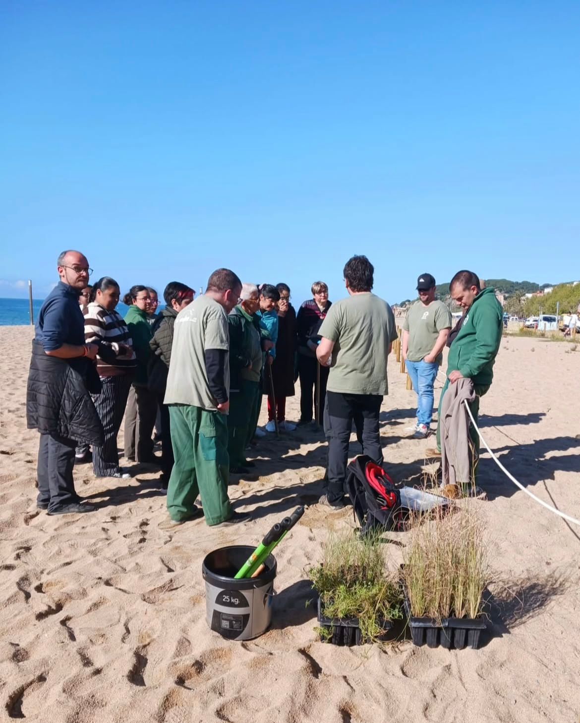 Vam ser a la platja de Calella!