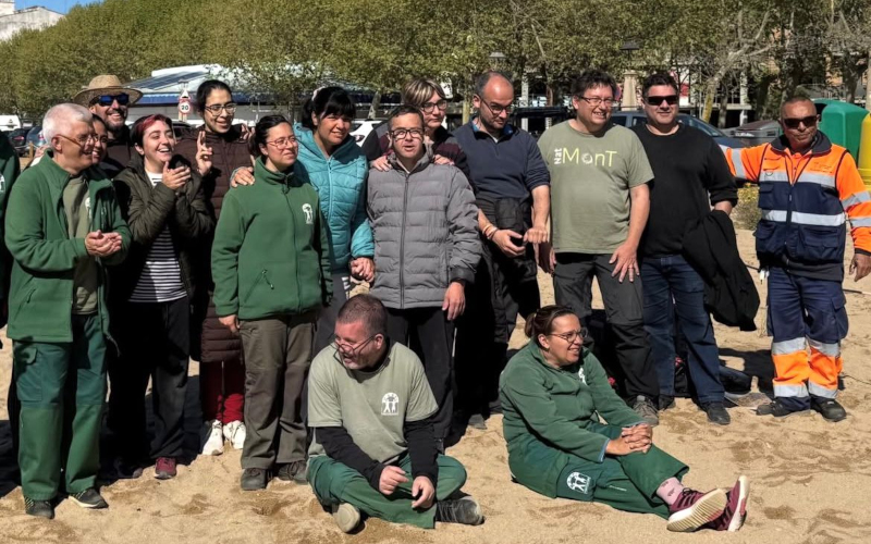 Vam ser a la platja de Calella!
