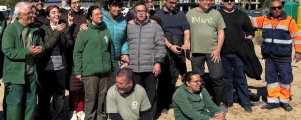 Vam ser a la platja de Calella!